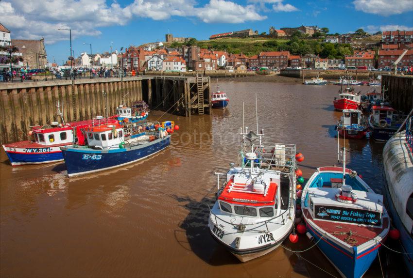 FISHING BOATS WHITBY HARBOUR