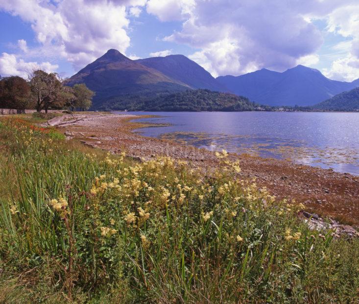 The Pap Of Glencoe From The Shore Of Loch Leven