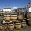 I5D0747 Barrels In The Yard At Ardbeg Distillery Islay