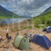 I5D0023 Camping On The Shore Of Loch Etive