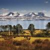 Snow Covered Arran From Kintyre