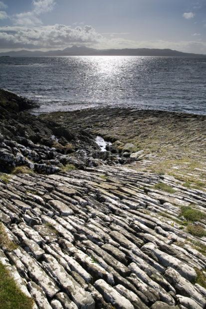 Old Jetty And Island Of Jura From Argyll Coast