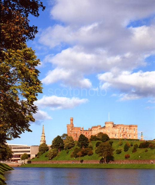 Early Autumn View Of Inverness Castle