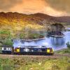 Class 37 Ben Cruachan Passes Loch Eilt Mallaig Line