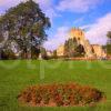 An Interesting View Towards Jedburgh Abbey From The Gardens To The East Jedurgh Town Scottish Borders