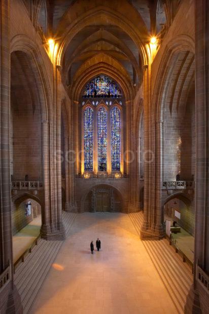 3549 Interior Of Angican Cathedral Liverpool