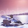 Winter View From Ruins Of Urquhart Castle Looking S W Across Loch Ness Inverness Shire