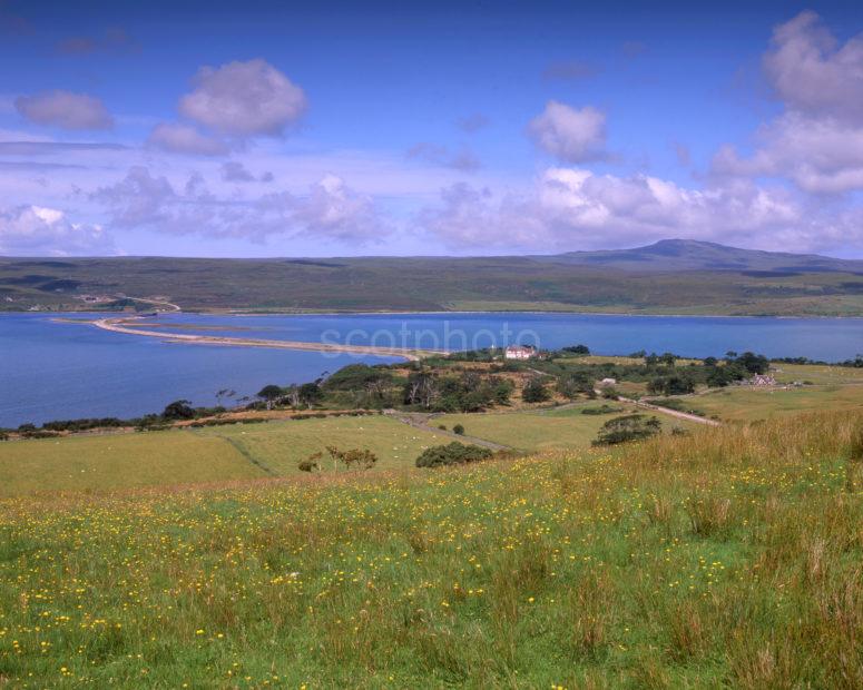 Looking West Across Kyle Of Tonque From Near Tongue Village Sutherland