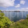 MV Isle Of Lewis Arrives In Storoway Harbour