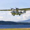 THE CATALINA ARRIVING AT OBAN AIRPORT FOR ITS FIRST LANDING ON FRIDAY