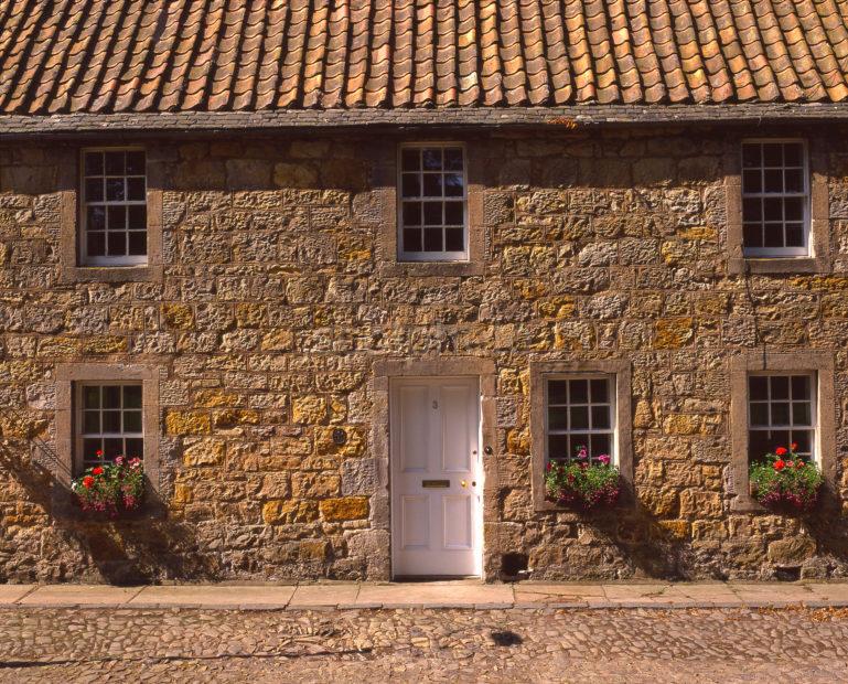 Red Pantiled Cottage In The Village Of Gifford East Lothian