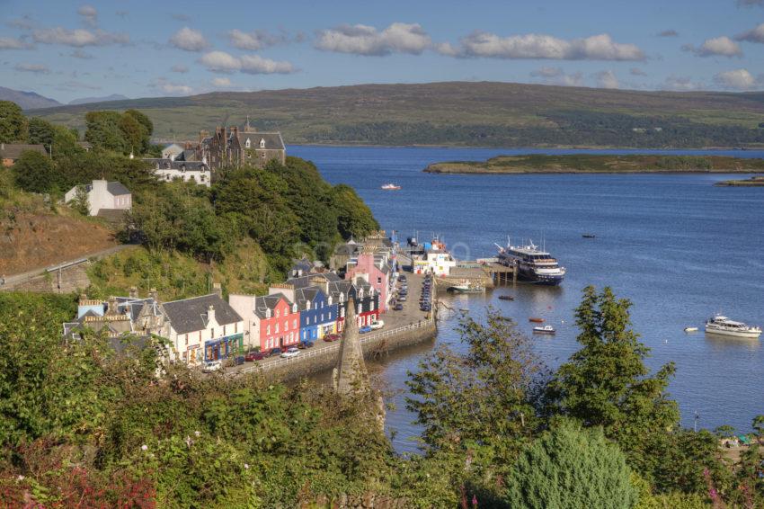 LOOKING DOWN ONTO TOBERMORY MULL