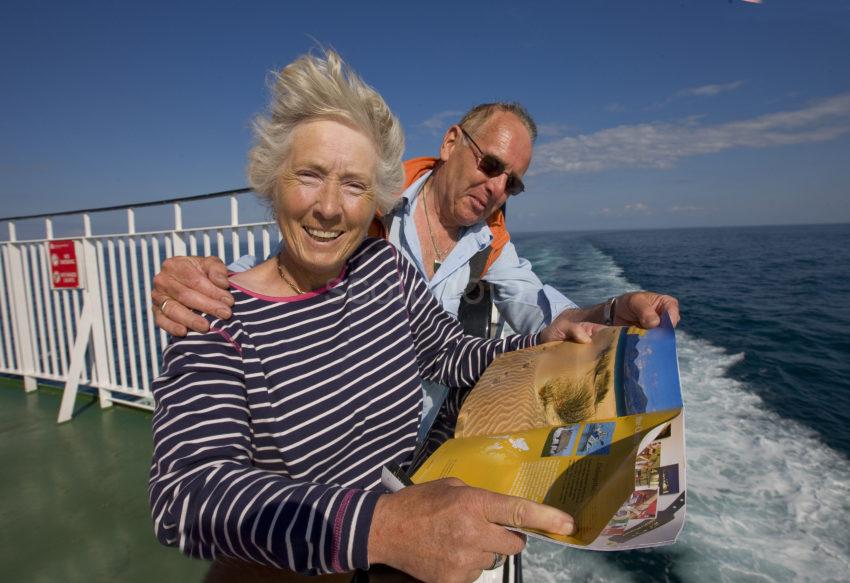 Happy Passengers On The Outer Isles Ferry