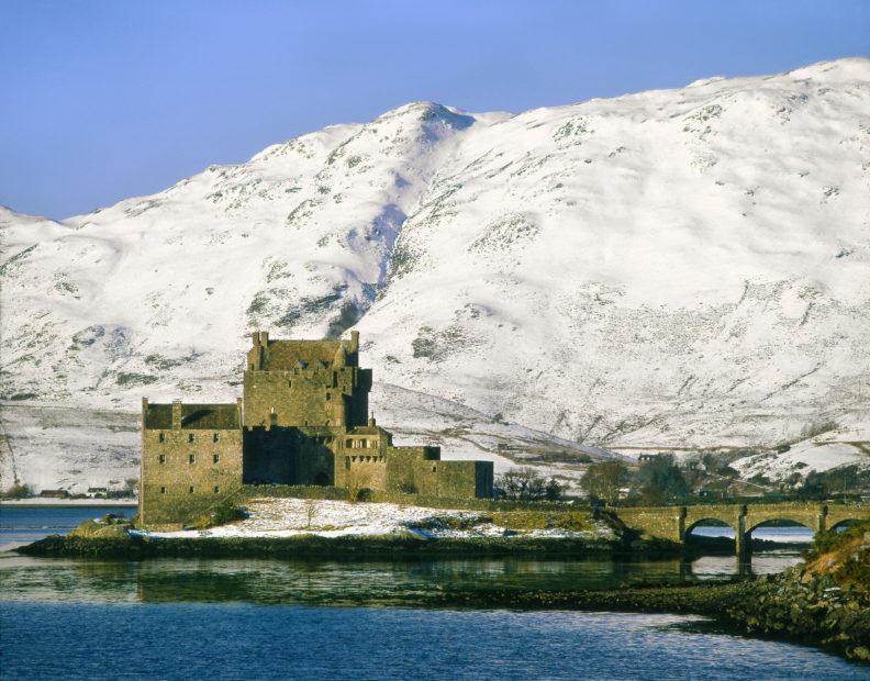 Winter View Of Eilean Donan Castle