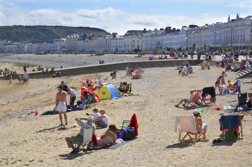 Beach Scene Llandudno North Wales