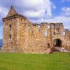 The Ruins Of St Andrews Castle On The Cliffs In The Town Centre St Andrews Fife