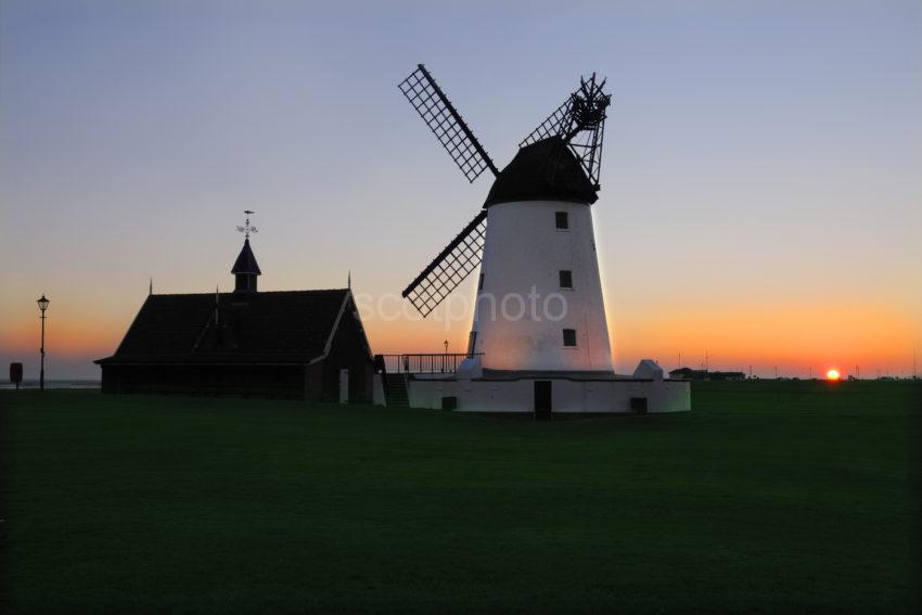 Lytham St Annes Windmill At Sunset Lancashire