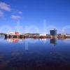 Peaceful Reflections Of The MV Isle Of Arran Berthed At Port Ellen Islay Argyll