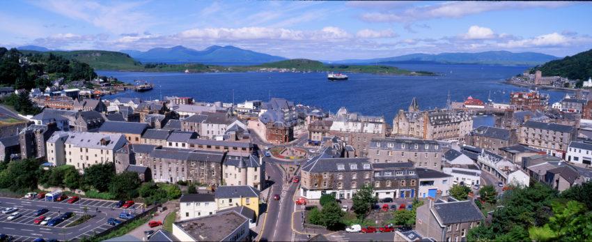 Panoramic Of Oban Bay By Dennis Hardley Photography