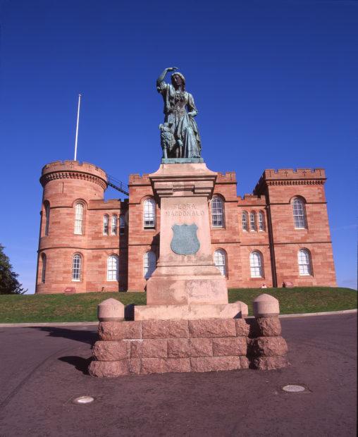 Inverness Castle With Flora MacDonald S Statue