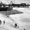 From North Per To Central Pier With New Promenade BLACK AND WHITE