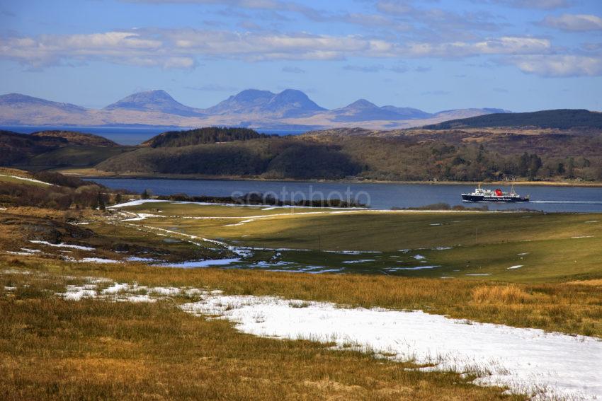 MV Isle Of Arran West Loch Tarbert Snow