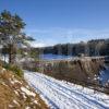 LAGGAN DAM GLEN SPEAN WINTER