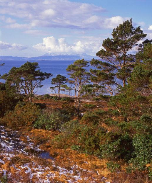 View Towards Rhum And Eigg From Loch Ailort Moidart West Highlands 2