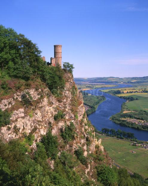 Kinnoul Hill And The River Tay Near Perth