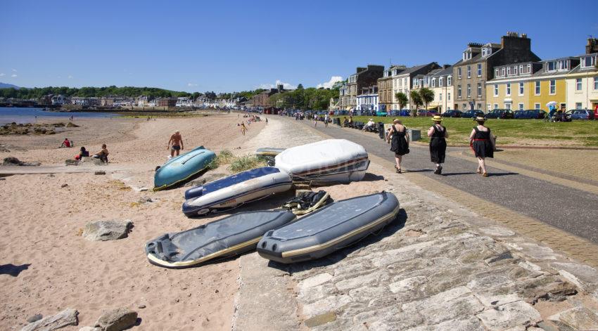 Millport Esplanade In Summer