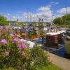 WY3Q0910 Springtime Crinan Harbour Argyll