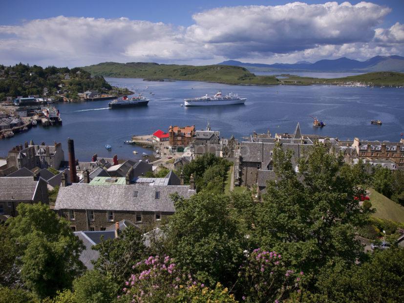 I5D7383 Summer 09 Oban Bay From MaCaigs Tower