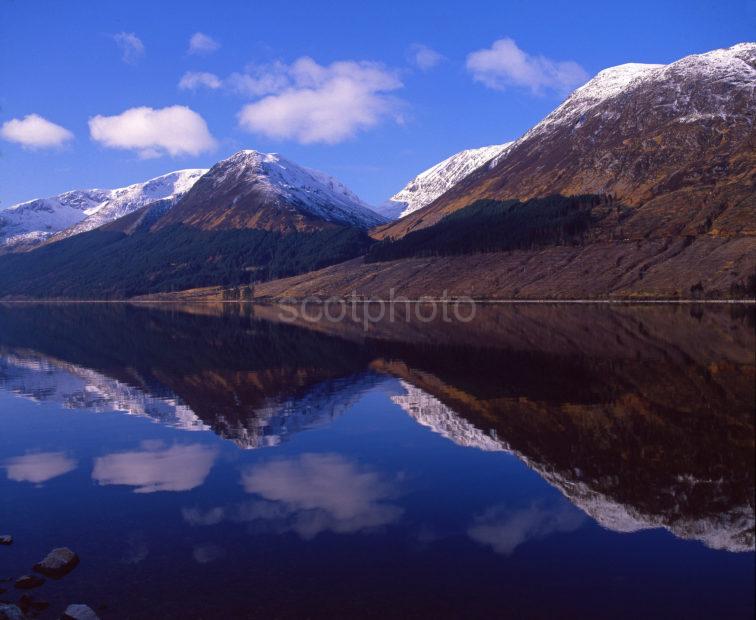 Lovely Spring Vista Looking South West Down The Great Glen Loch Lochy Inverness Shire