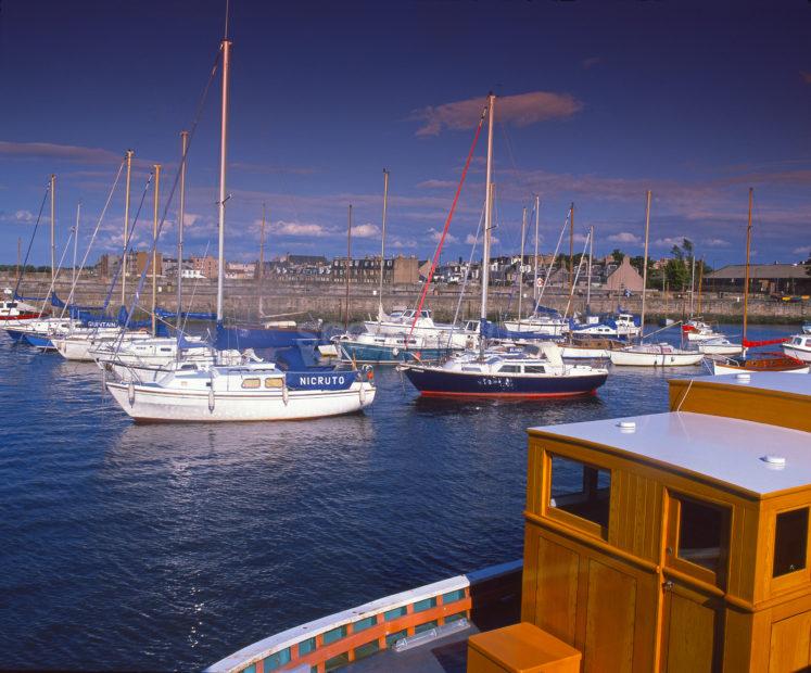 Musselburgh Harbour East Lothian Firth Of Forth Near Edinburgh