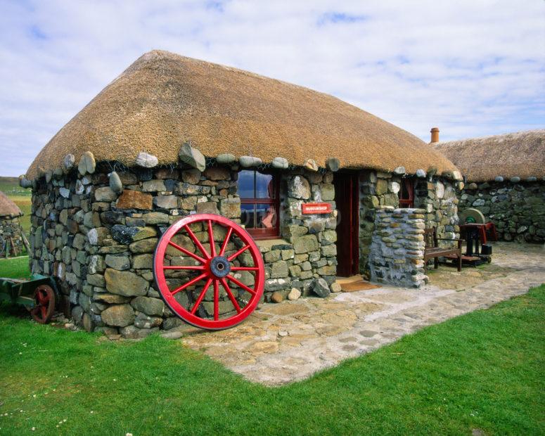 Thatched Croft Village Museum Of Island Life Trotternish Isle Of Skye