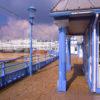 A Colourful Scene From The Pier At Eastbourne Towards The Seafront Sussex