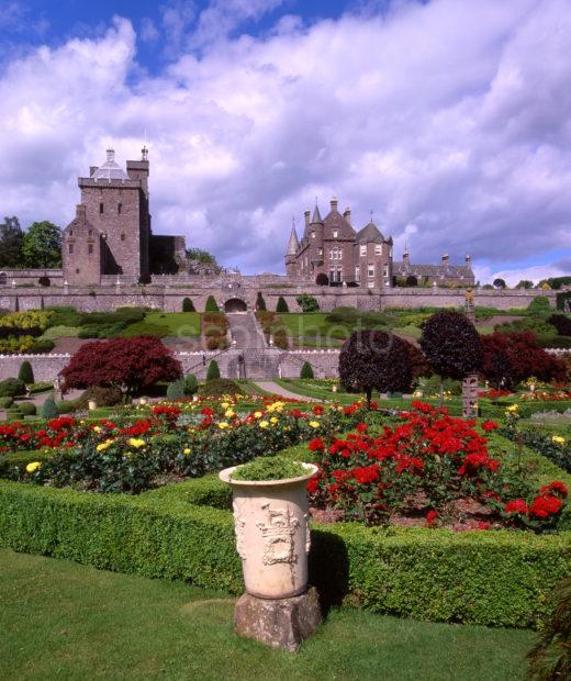 Drummond Castle And Gardens Nr Crief Perthshire