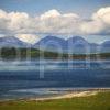 Gigha Ferry Crosses From Tayinloan With Paps Of Jura In View