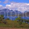 The Rugged Cuillin Mountains As Seen From Across Loch Eishort At Ord Sleat Peninsula Isle Of Skye