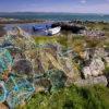 Nets Near The Pier Island Of GIGHA