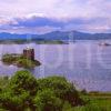 Summer View Overlooking Castle Stalker Appin Argyll