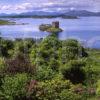 Castle Stalker And Morvern Hills From Appin Argyll