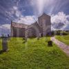 Silhouette Of St Clements Church Rodel South Harris