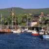 Summer View Of Girvan Town And Harbour South Ayrshire Coast