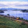 Class 37 413 Hauls Oban To Glasgow Train Past Loch Etive