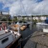 BUSY SCENE CRINAN CANAL AT ARDRISHAIG