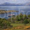 MV Isle Of Mull Passes Kerrera And Dunollie Castle 2012