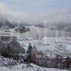 Hazy Misty Winter View Loch Shiel And Glenfinnan