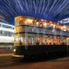 Old Balckpool Tram At Night Montage