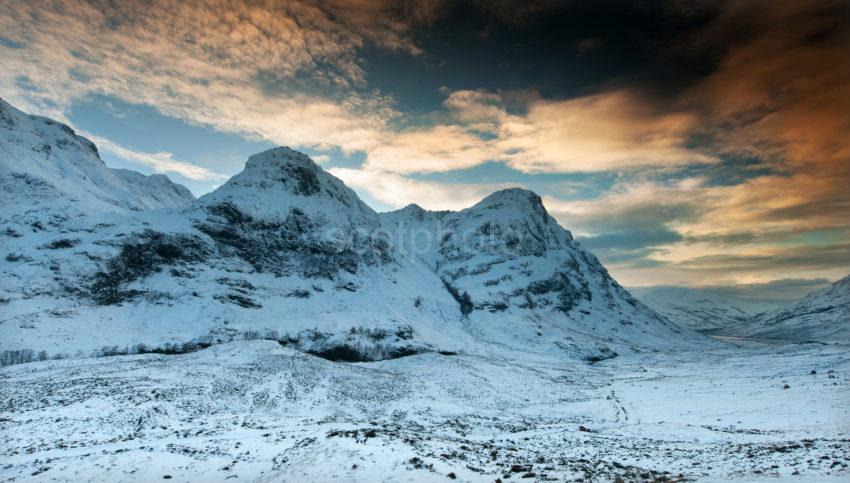 Two Sisters Of Glencoe In Winter